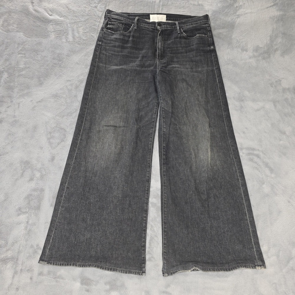 MOTHER Superior The Undercover Wide Leg Jeans Mercy Wash Size 32